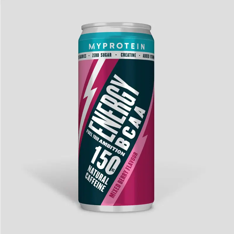 My Protein BCAA Energy Drink Χωρίς λιπαρά, χωρίς ζάχαρη, χωρίς θερμίδες με γεύση Mixed Berry, 330ml