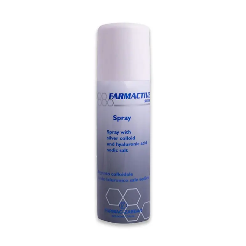 Farmactive Silver Spray, Spray για την τοπική & την προσωρινή θεραπεία μη μολυσμένων αλλοιώσεων του δέρματος,125ml