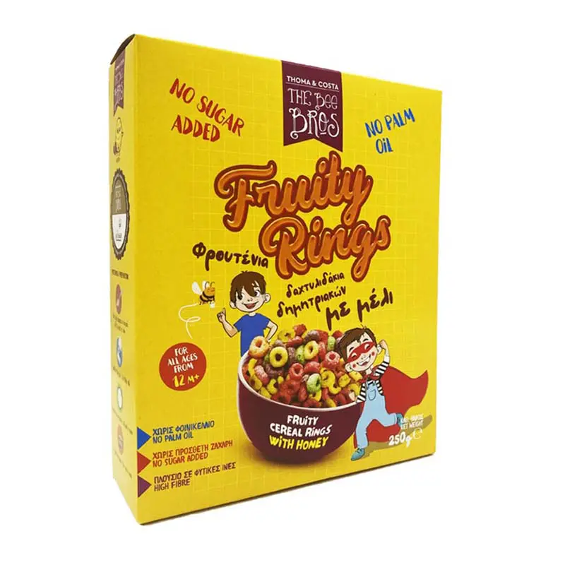 The Bee Bros Δημητριακά Fruity Rings with Honey, 250gr