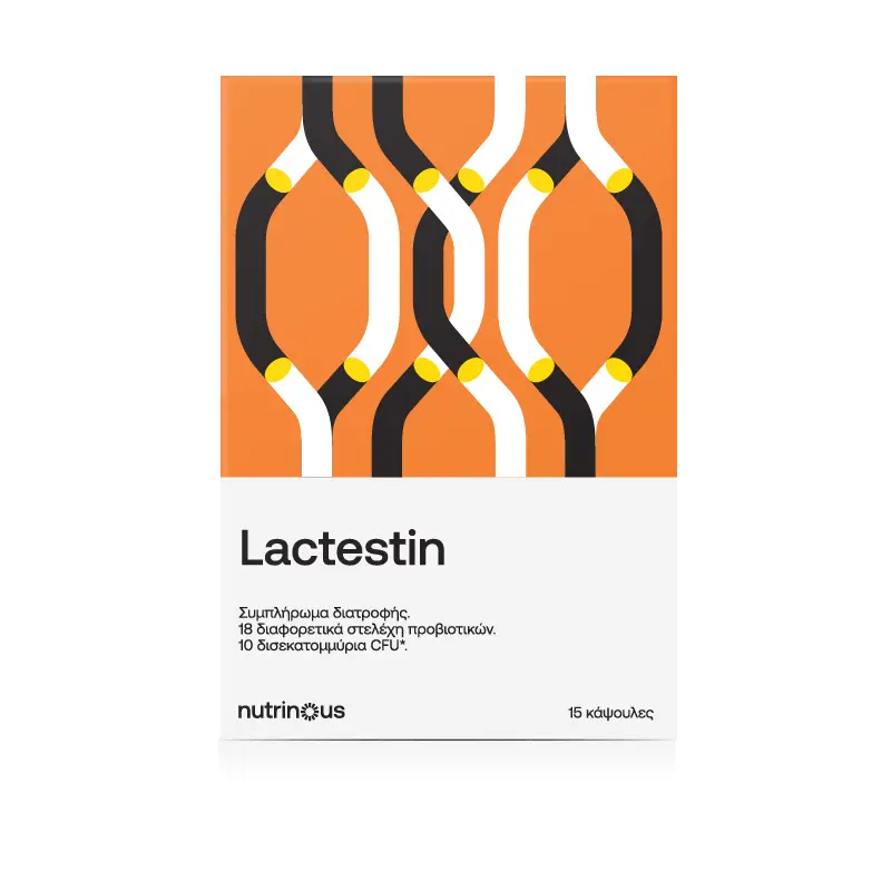 Nutrinous Lactestin, Συμπλήρωμα Διατροφής με Προβιοτικά, 15 κάψουλες