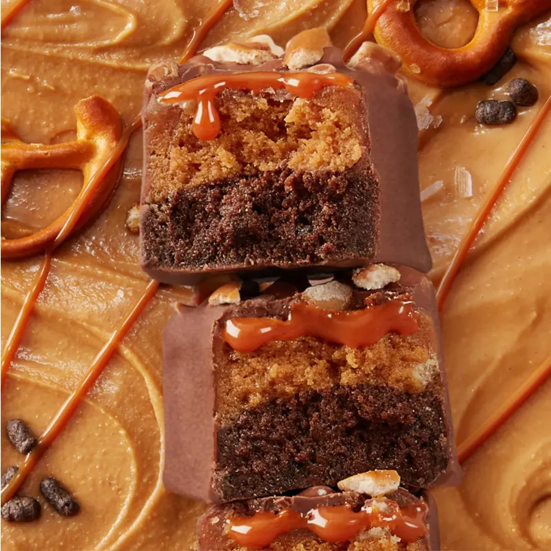 My Protein Πρωτεϊνική Μπάρα 6 στρώσεων με γεύση Chocolate Peanut Pretzel, 1 τεμάχιο