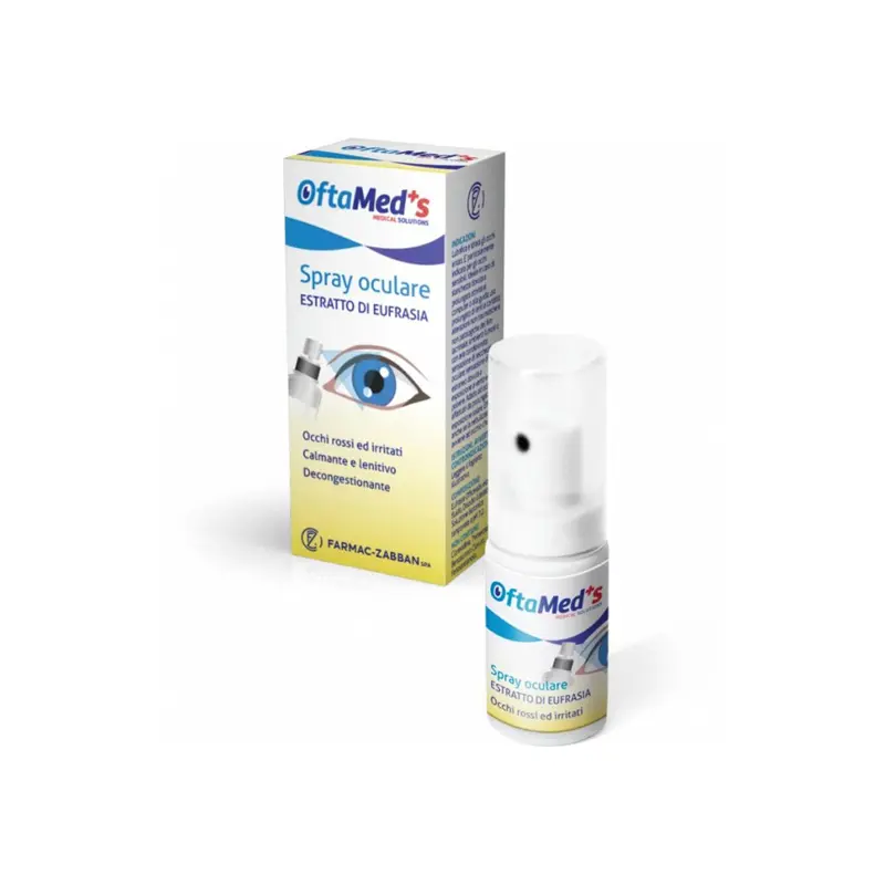 Oftamed's Eye Spray Extract Euphrasia, με κατευναστική και ηρεμιστική δράση, 10ml