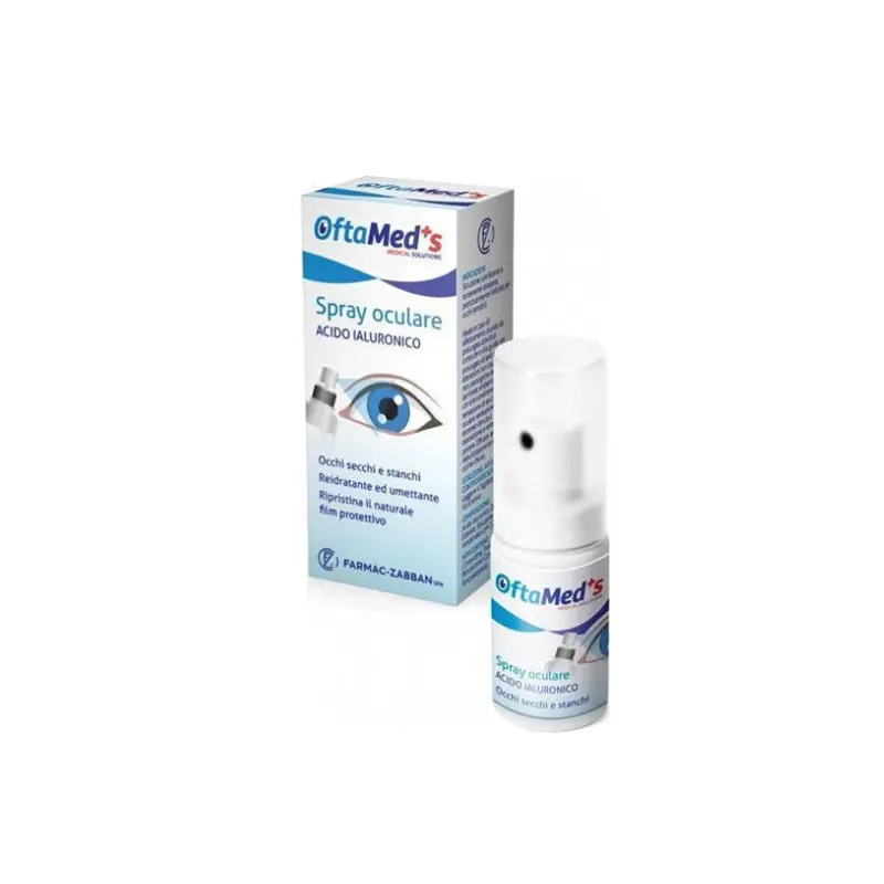 Oftamed's Eye Spray Hyaluronic Acid, Ενυδατικό για ξηρά και κουρασμένα μάτια, 10ml