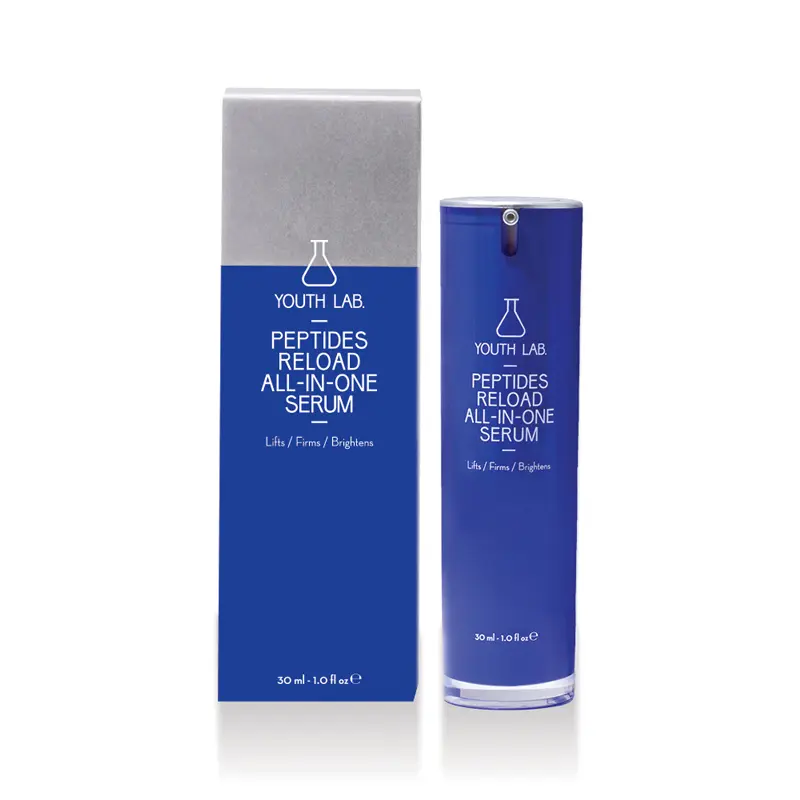 Youth Lab Peptides Reload All-in-One Serum, Ορός εντατικής αναδόμησης με αντιρυτιδική και συσφιγκτική δράση, που ενισχύει τη φωτεινότητα της επιδερμίδας, 30ml