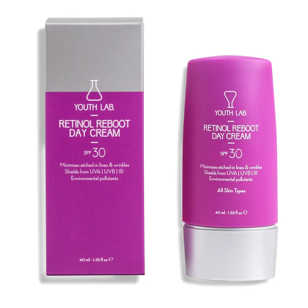 Youth Lab Retinol Reboot Day Cream SPF 30, Kρέμα ημέρας με Ρετινοειδή νέας γενιάς & αντηλιακή προστασία, 40ml