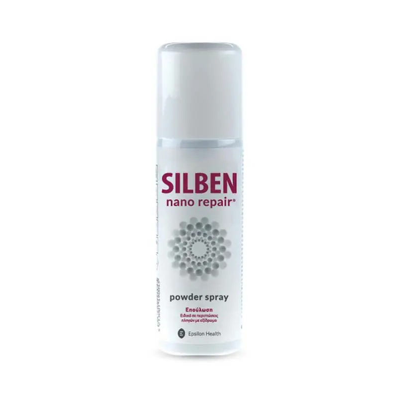 Silben Nano Repair Powder Spray, για επούλωση ειδικά σε περιπτώσεις πληγών με εξίδρωμα, 125ml