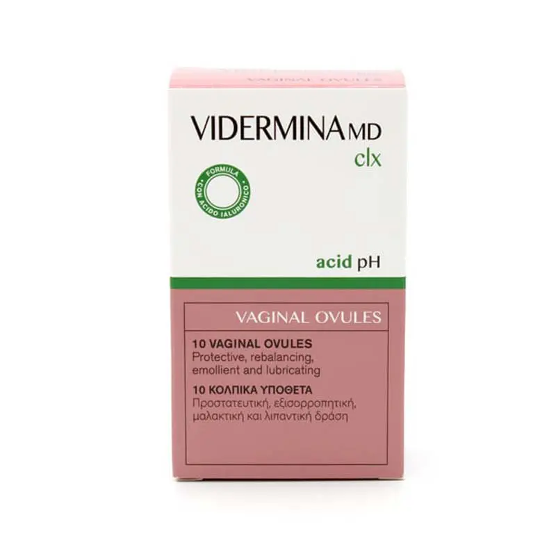 Vidermina CLX Ovules, Κολπικά Υπόθετα 10x3gr