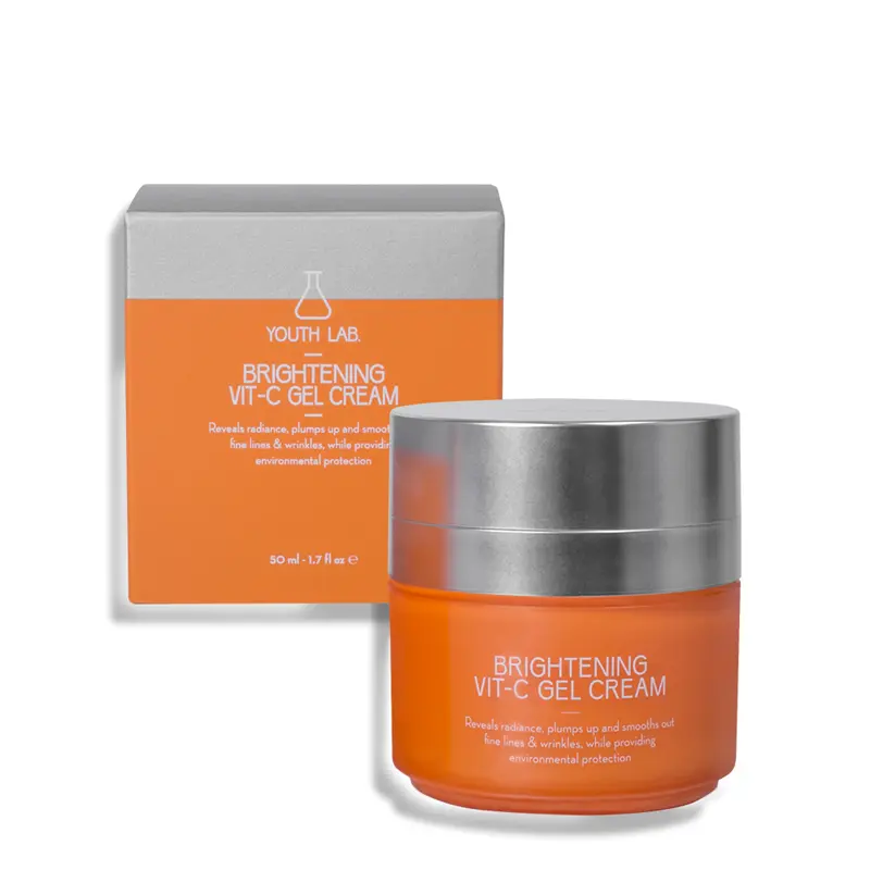 Youth Lab Brightening Vit-C Gel Cream - All Skin Types, Μη λιπαρό, ενυδατικό κρεμοτζέλ με Βιταμίνη C για λαμπερή και ελαστική επιδερμίδα, δίχως δυσχρωμίες, 50ml