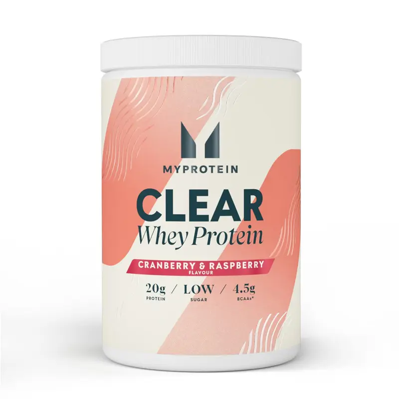 My Protein Clear Whey Protein, για μετά την προπόνηση με γεύση Cranberry & Raspberry, 20 servings