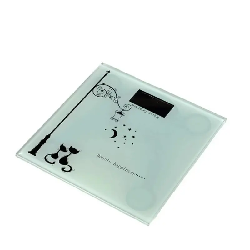 Medico Bathroom Scale Cats ADS-4943, Ηλεκτρονική Ζυγαριά Μπάνιου Γυάλινη