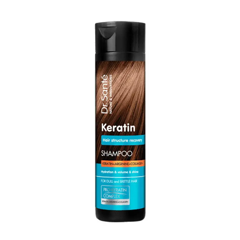 Dr Sante Keratin Shampoo, Σαμπουάν Κερατίνης για θαμπά και εύθραυστα μαλλιά, 250ml