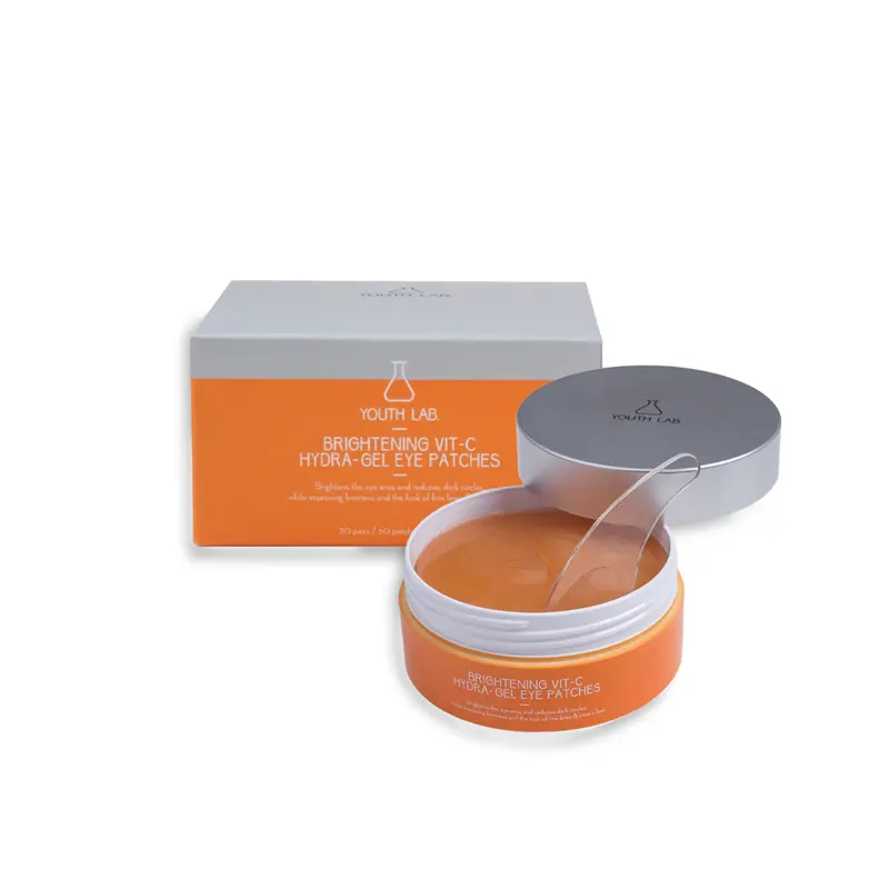 Youth Lab Brightening Vit-C Hydra-Gel Eye Patches,Μάσκα ματιών για φωτεινότητα & μείωση μαύρων κύκλων, οιδημάτων & δυσχρωμιών, 60 τμχ