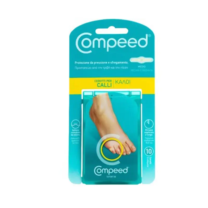 Compeed® Μεσαία Επιθέματα για Κάλους, 10 επιθέματα