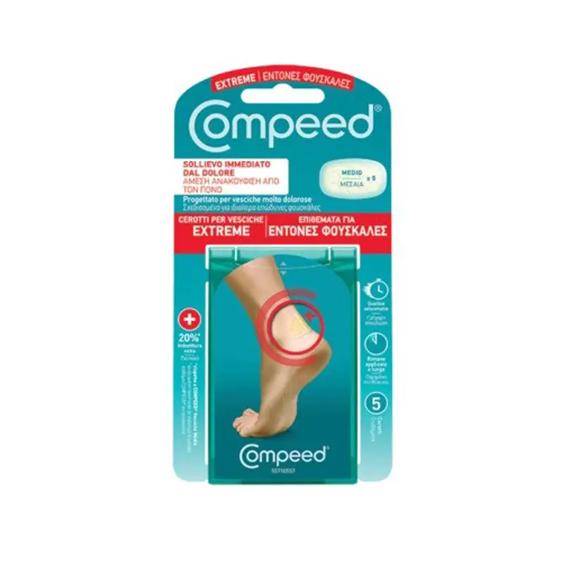 Compeed® Μεσαία Επιθέματα για Φουσκάλες, 5 επιθέματα