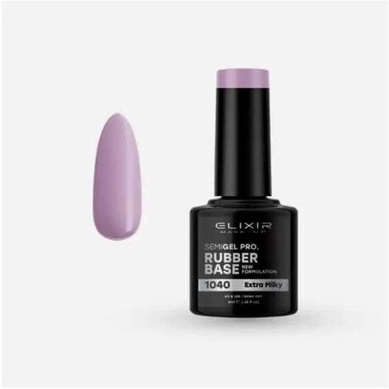 Elixir Rubber Base 8ml – #1040 (Extra Milky), 8ml