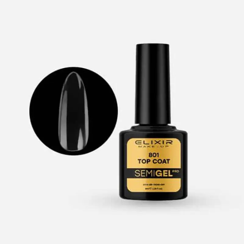 Elixir Ημιμόνιμο βερνίκι – #801 (Top Coat), 8ml