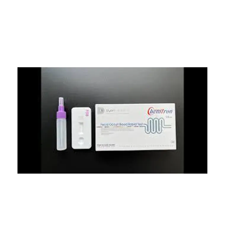 Chemtron Fecal Occult Blood Rapid Test, για την ποιοτική ανίχνευση ανθρώπινης αιμοσφαιρίνης σε δείγματα κοπράνων, 1 τεμάχιο