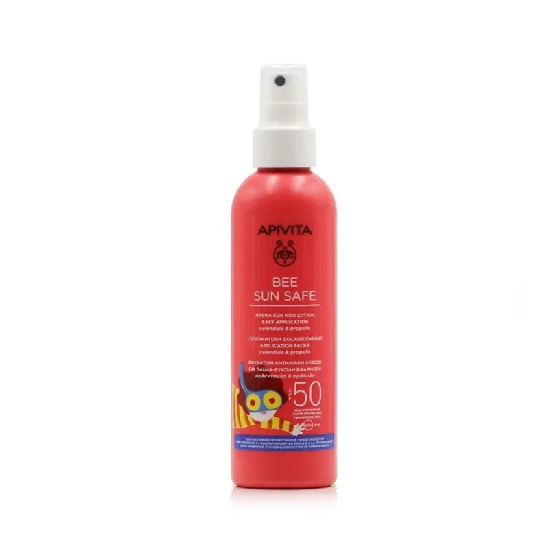 Apivita Bee Sun Safe Ενυδατική Αντηλιακή Λοσιόν για Παιδιά - Εύκολη Εφαρμογή SPF50, 200ml