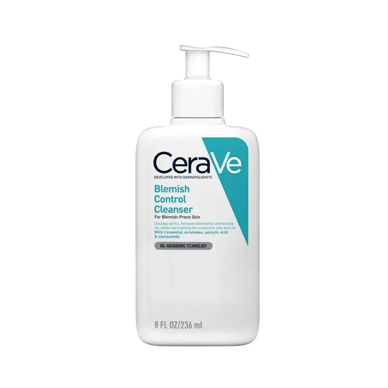 Cerave Blemish Control Cleanser Gel Καθαρισμού Προσώπου για Ατέλειες, 236ml