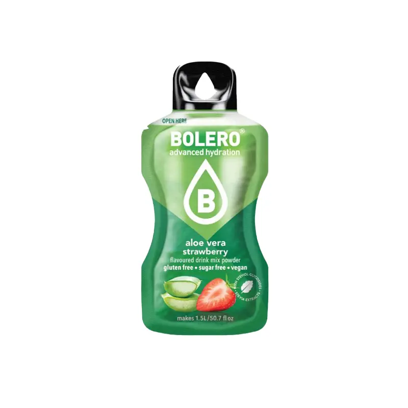 Bolero Φακελάκι Aloe Vera Με Φράουλα, 9gr
