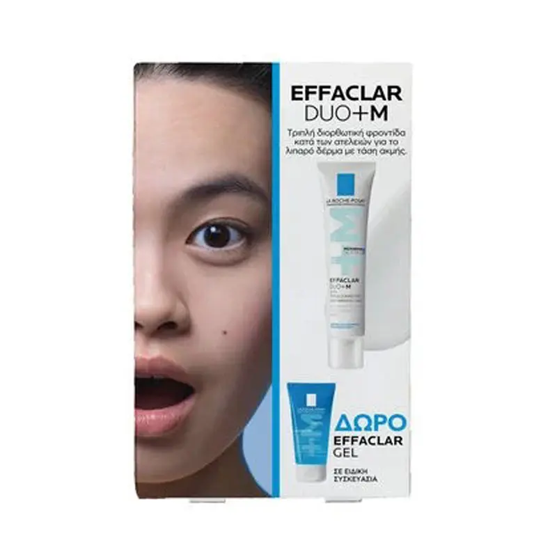 La Roche Posay PROMO Effaclar Duo+M Διορθωτική Κρέμα κατά των ατελειών του λιπαρού δέρματος 40ml & ΔΩΡΟ Effaclar Gel 50ml