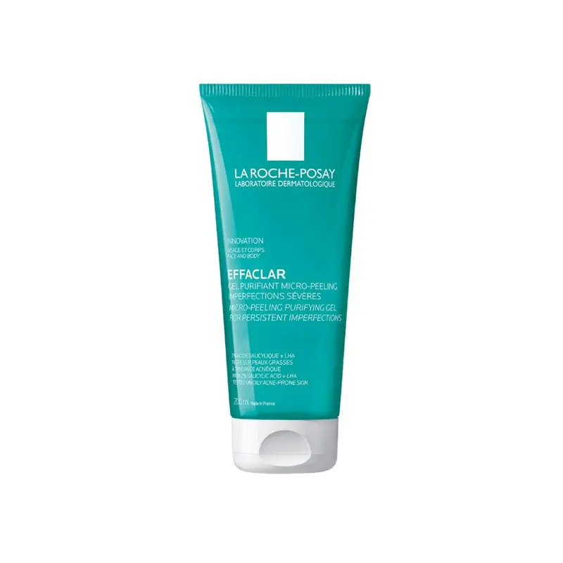 La Roche Posay Effaclar Micro-Peeling Purifying Gel, Καθαρισμός ενάντια στις σοβαρές ατέλειες, 200ml