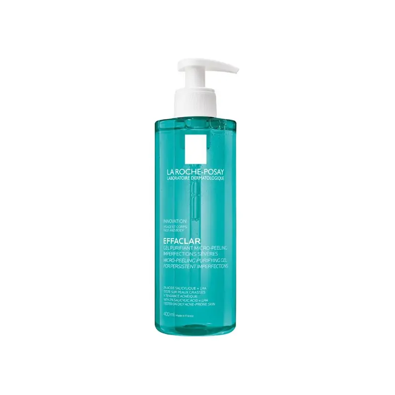 La Roche Posay Effaclar Micro-Peeling Purifying Gel, Καθαρισμός ενάντια στις σοβαρές ατέλειες, 400ml