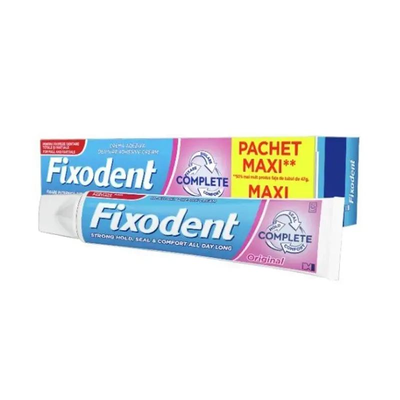 Fixodent Complete Original Στερεωτική Κρέμα Τεχνητής Οδοντοστοιχίας, 70gr