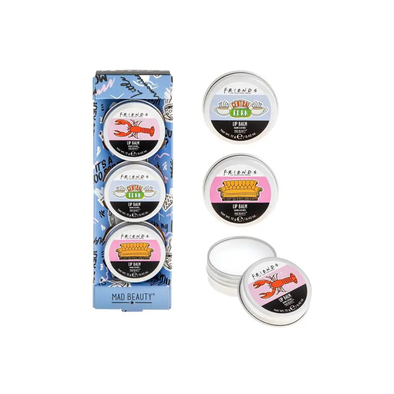 Mad Beauty Friends New Lip Balm Trio, 3x12ml