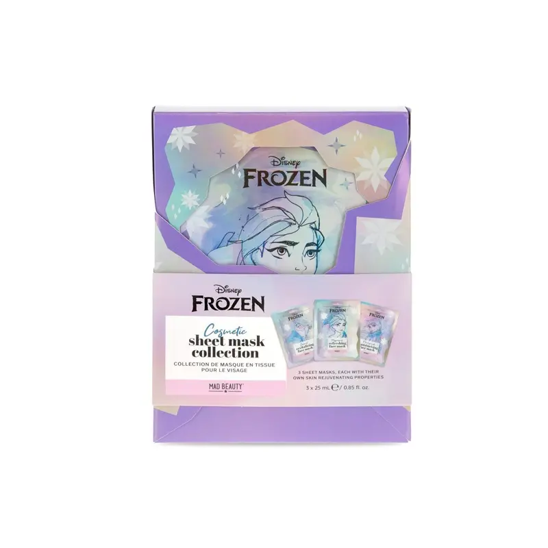 Mad Beauty Frozen Icy Touch Face Mask Collection, 3 τεμάχια