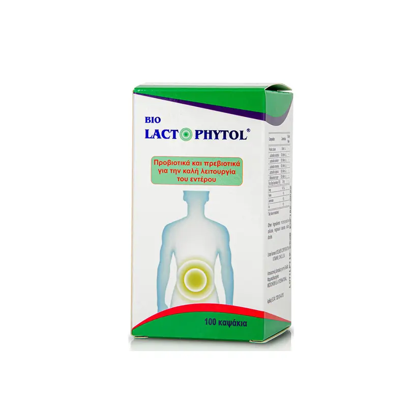 Medichrom Bio Lactophytol, Προβιοτικά & Πρεβιοτικά για την καλή λειτουργία του εντέρου, 100 καψάκια