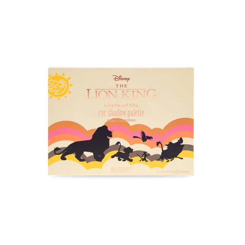 Mad Beauty Lion King Eyeshadow Palette, 12x2.5gr