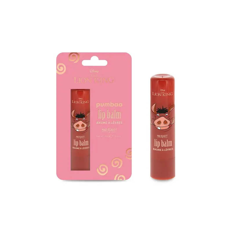 Mad Beauty Lion King Lip Balm Pumbaa, 4.0gr