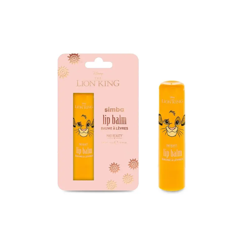 Mad Beauty Lion King Lip Balm Simba, 4.0gr