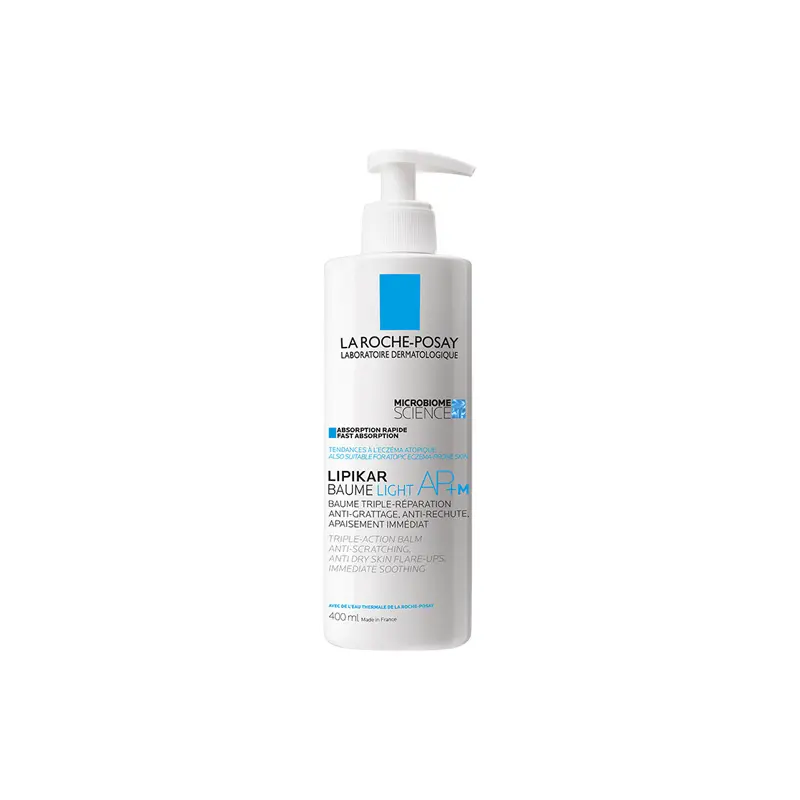 La Roche Posay Lipikar Baume AP+M Light Μαλακτική Κρέμα για το Ξηρό Δέρμα με τάση Ατοπίας, 400ml
