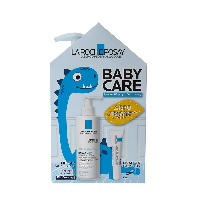 La Roche Posay PROMO Lipikar Baume AP+M Μαλακτική Κρέμα για το Ξηρό Δέρμα με τάση Ατοπίας, 400ml & ΔΩΡΟ Cicaplast Baume B5+ Mini, 15ml