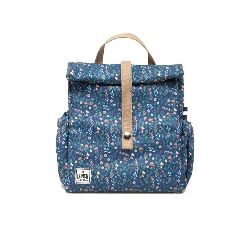 The Lunch Bags Original 2.0, Ισοθερμική Τσάντα, Blue Floral, 1 τεμάχιο