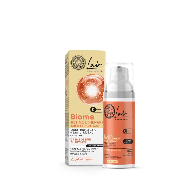 Natura Siberica Biome Κρέμα Νύχτας με Ρετινόλη, 50ml