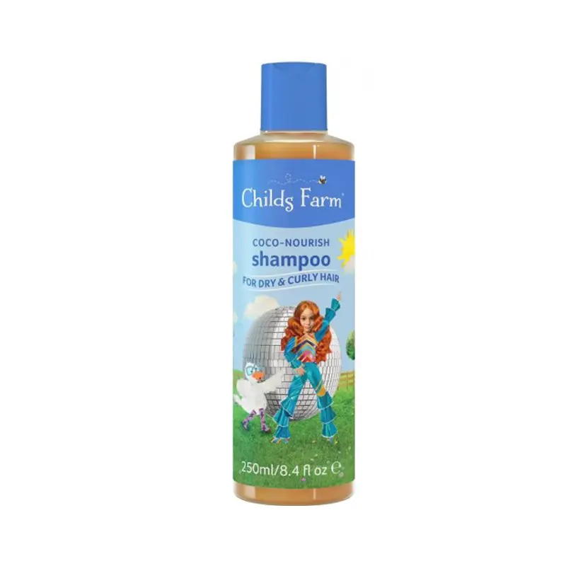 Childs Farm Coco-Nurish Shampoo, Σαμπουάν για παιδιά με ξηρά, φριζαρισμένα, κυματιστά και σγουρά μαλλιά, 250ml