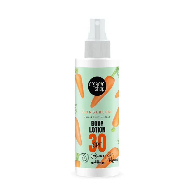 Natura Siberica Organic Shop Αντηλιακή Λοσιόν Σώματος SPF30, 150 ml