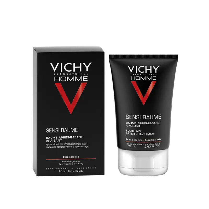 Vichy Homme Sensi Baume, Καταπραϋντική Φροντίδα Προσώπου μετά το Ξύρισμα, για ευαίσθητη επιδερμίδα, 75ml