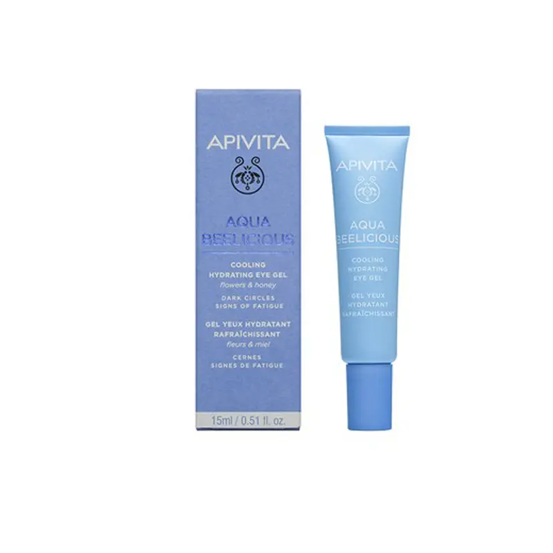 Apivita Aqua Beelicious Cooling Hydratingn Eye Gel, Δροσιστικό Gel Ενυδάτωσης Για Τα Μάτια, 15ml
