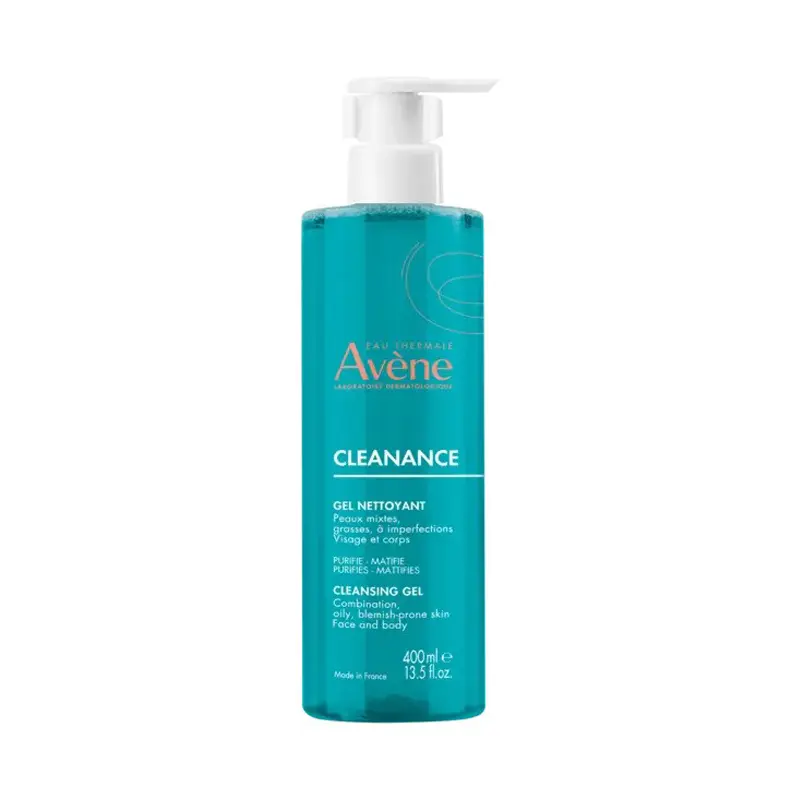 Avene Cleanance Gel Nettoyant, Gel Καθαρισμού για το δέρμα με τάση ακμής, 400ml