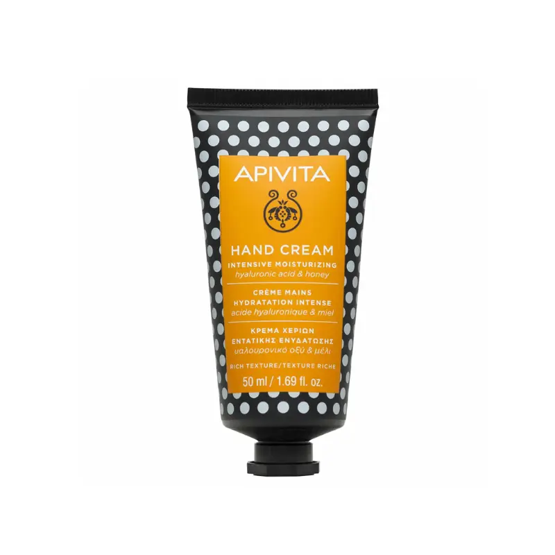 Apivita Hand Cream Intensive Moisturizing, Κρέμα Χεριών Εντατικής Ενυδάτωσης Πλούσιας Υφής, 50ml