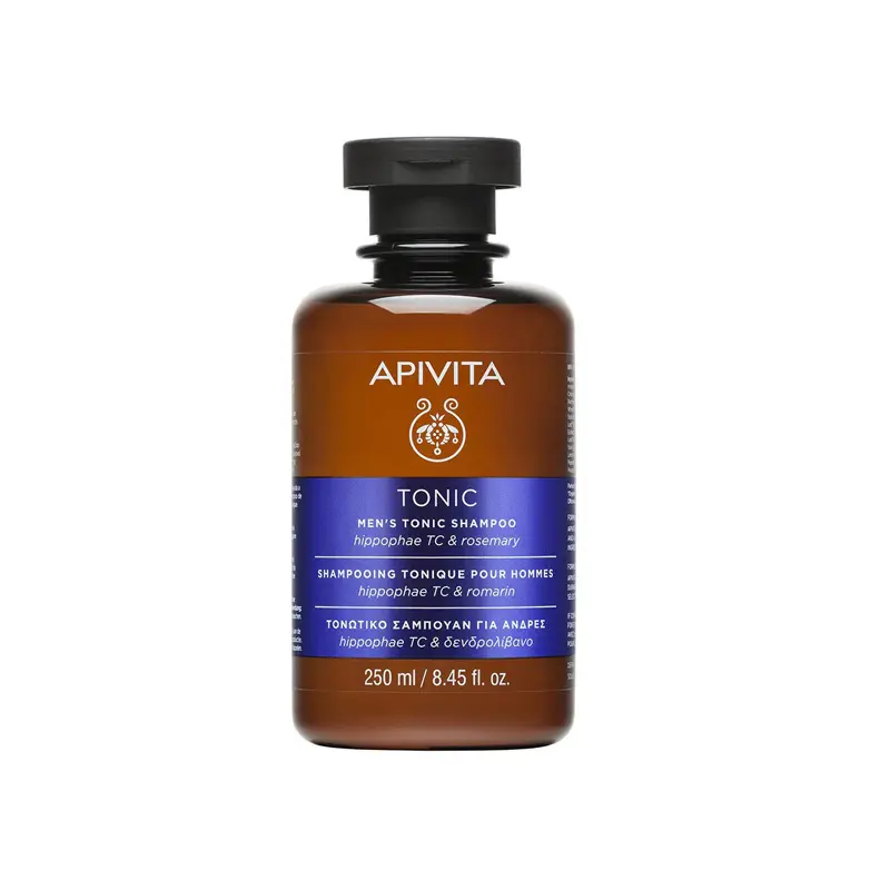 Apivita Shampoo Men's Tonic, Τονωτικό Σαμπουάν κατά της Τριχόπτωσης για Άνδρες, 250ml