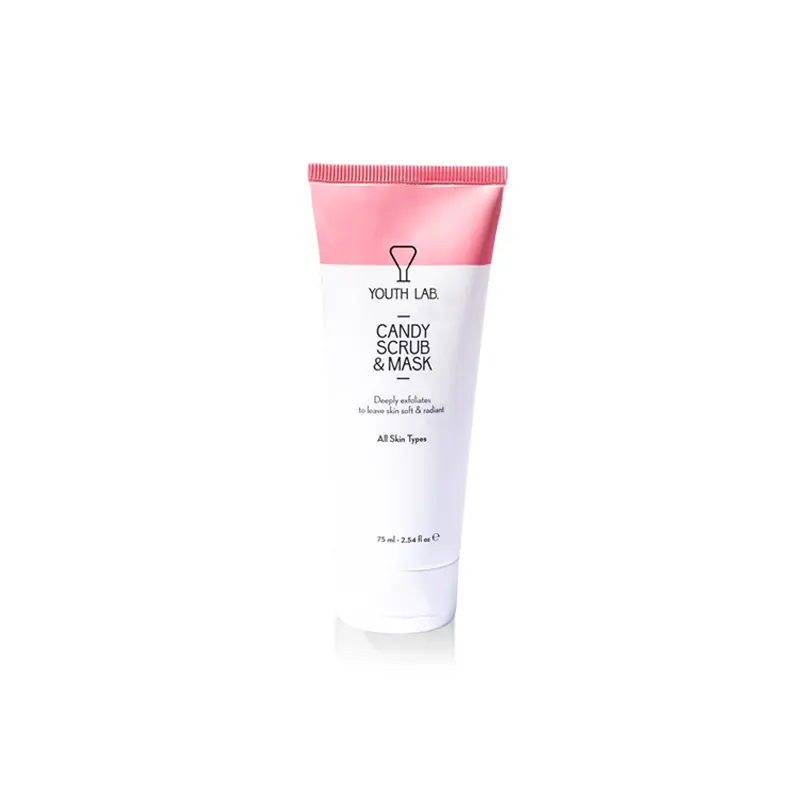 Youth Lab Candy Scrub & Mask – All Skin Types, Εντατική απολέπιση & μάσκα μαζί, για λαμπερή επιδερμίδα δίχως ερεθισμούς, 75ml