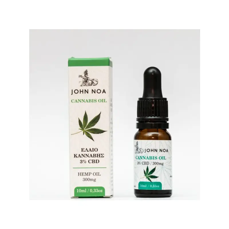 John Noa Cannabis Oil 3% CBD 300mg, 10ml
