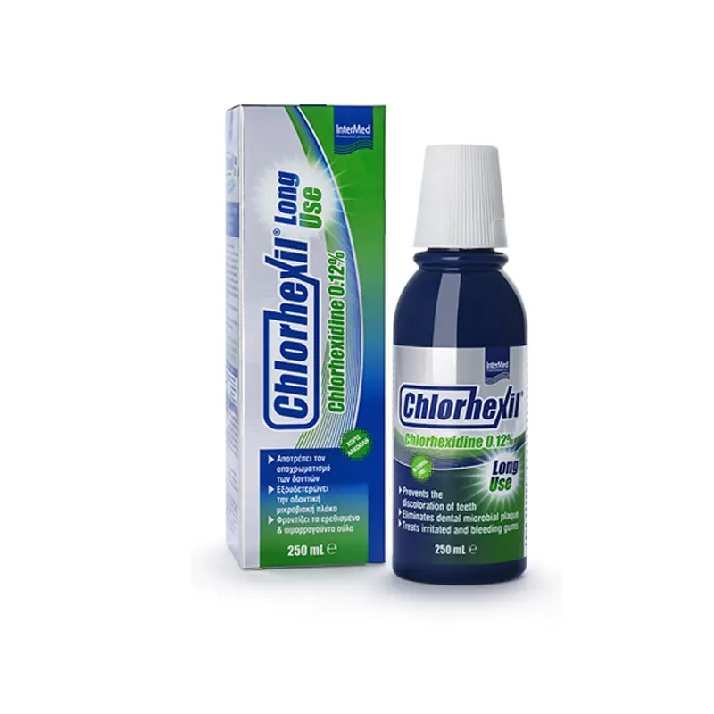 Chlorhexil 0.12% Mouthwash Long Use για Πολλαπλή προστασία της στοματικής κοιλότητας, 250ml