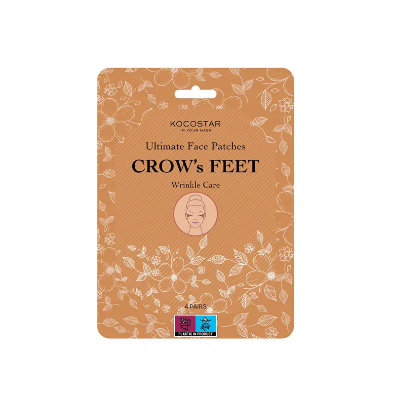 Kocostar Ultimate Face Patches Crow's Feet, Στοχευμένη αντιμετώπιση των ρυτίδων στις γωνίες των ματιών, 4 ζεύγη