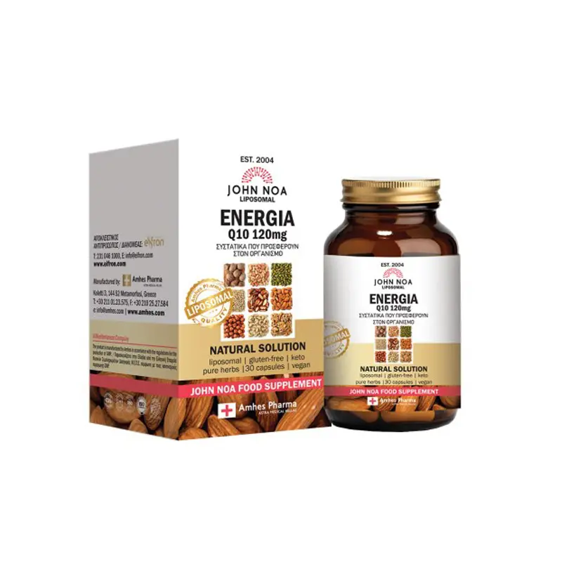 John Noa Energia Q10 120 mg Λιποσωμιακό, 30 caps